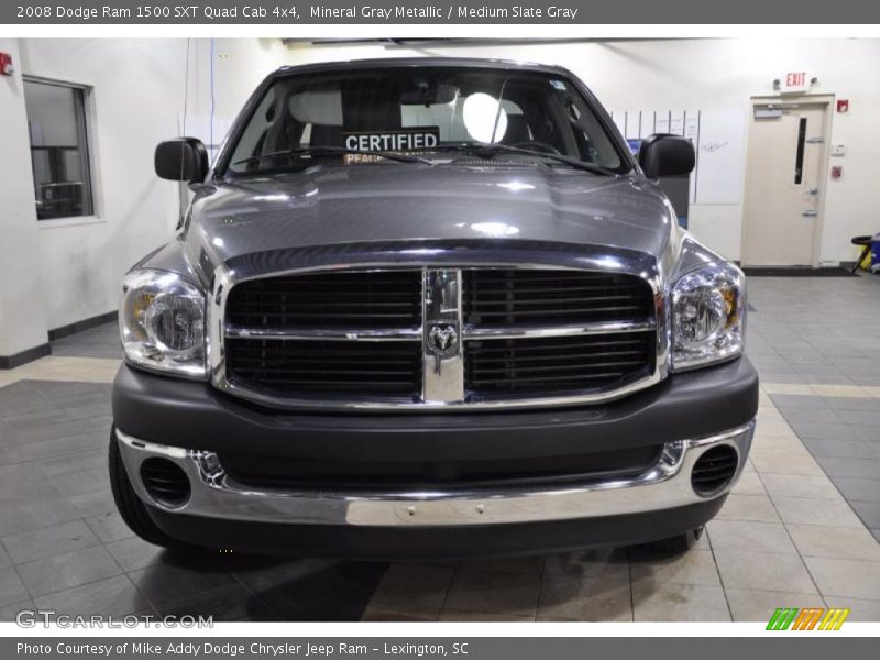 Mineral Gray Metallic / Medium Slate Gray 2008 Dodge Ram 1500 SXT Quad Cab 4x4