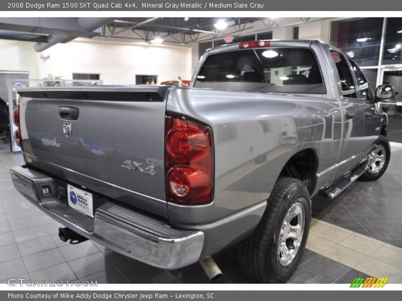 Mineral Gray Metallic / Medium Slate Gray 2008 Dodge Ram 1500 SXT Quad Cab 4x4