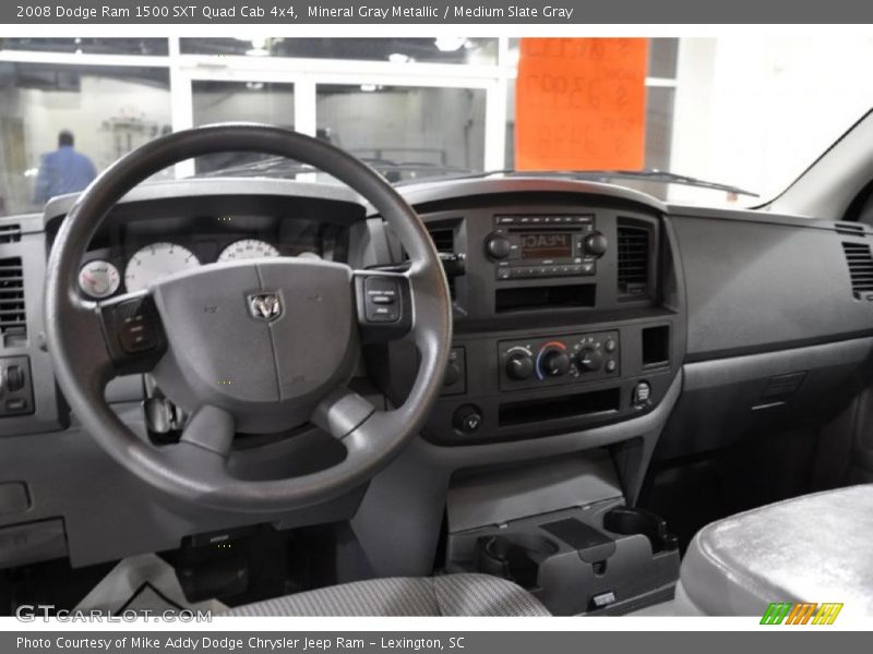 Mineral Gray Metallic / Medium Slate Gray 2008 Dodge Ram 1500 SXT Quad Cab 4x4