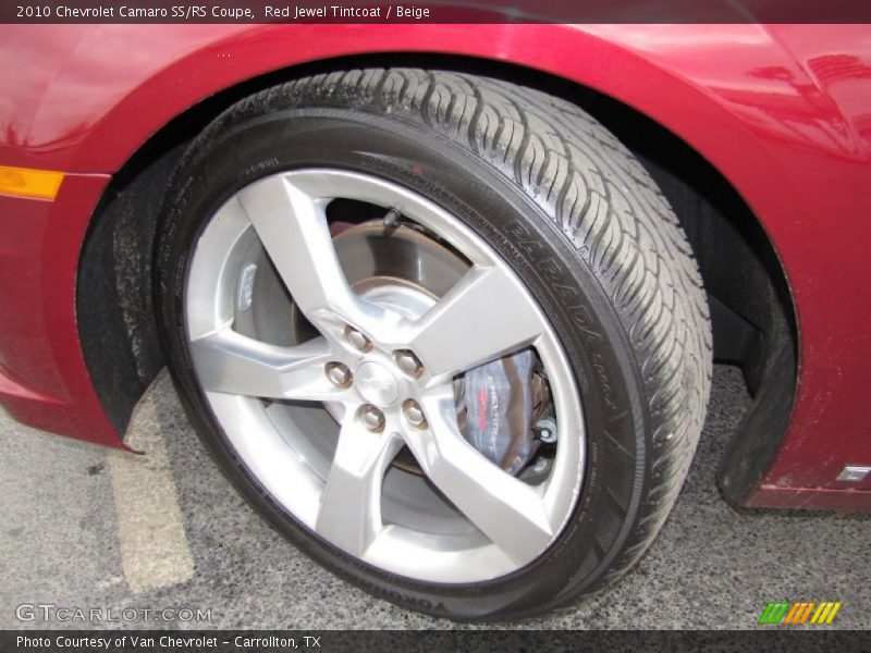Red Jewel Tintcoat / Beige 2010 Chevrolet Camaro SS/RS Coupe