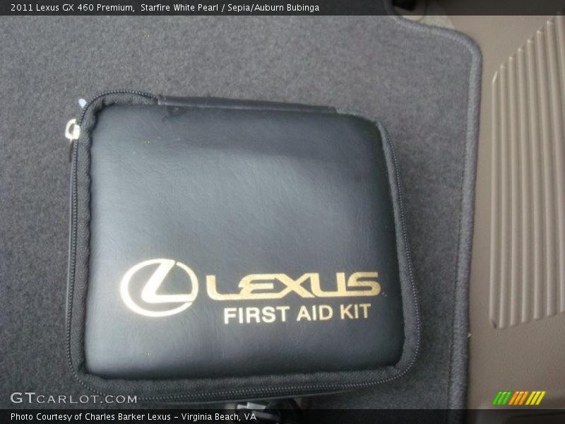 Starfire White Pearl / Sepia/Auburn Bubinga 2011 Lexus GX 460 Premium