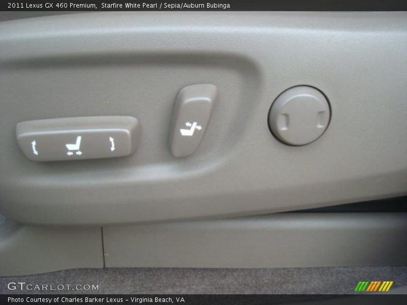 Starfire White Pearl / Sepia/Auburn Bubinga 2011 Lexus GX 460 Premium