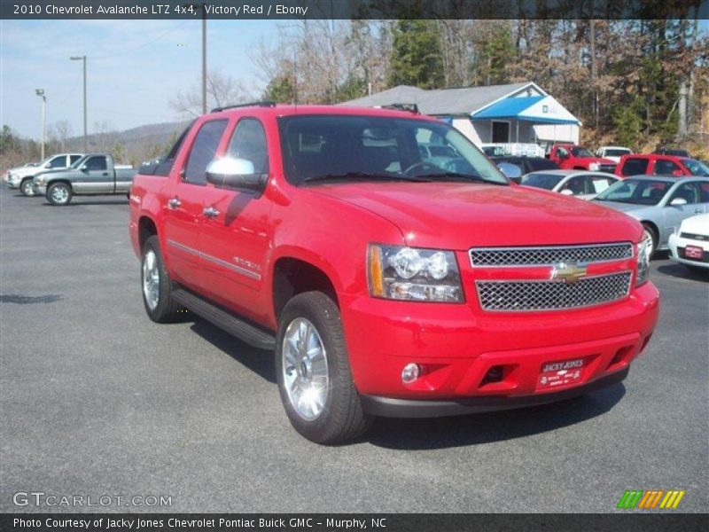 Victory Red / Ebony 2010 Chevrolet Avalanche LTZ 4x4