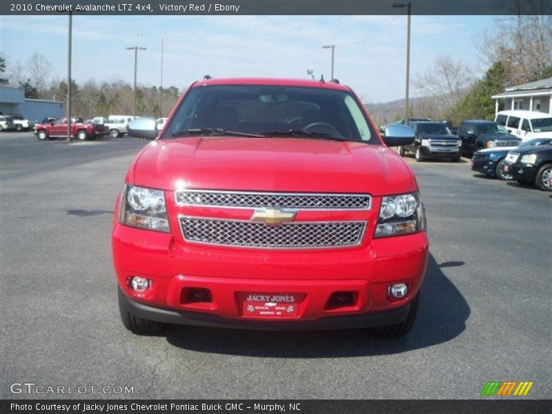 Victory Red / Ebony 2010 Chevrolet Avalanche LTZ 4x4