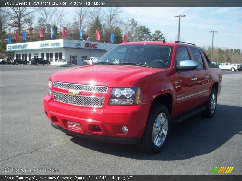 Victory Red / Ebony 2010 Chevrolet Avalanche LTZ 4x4