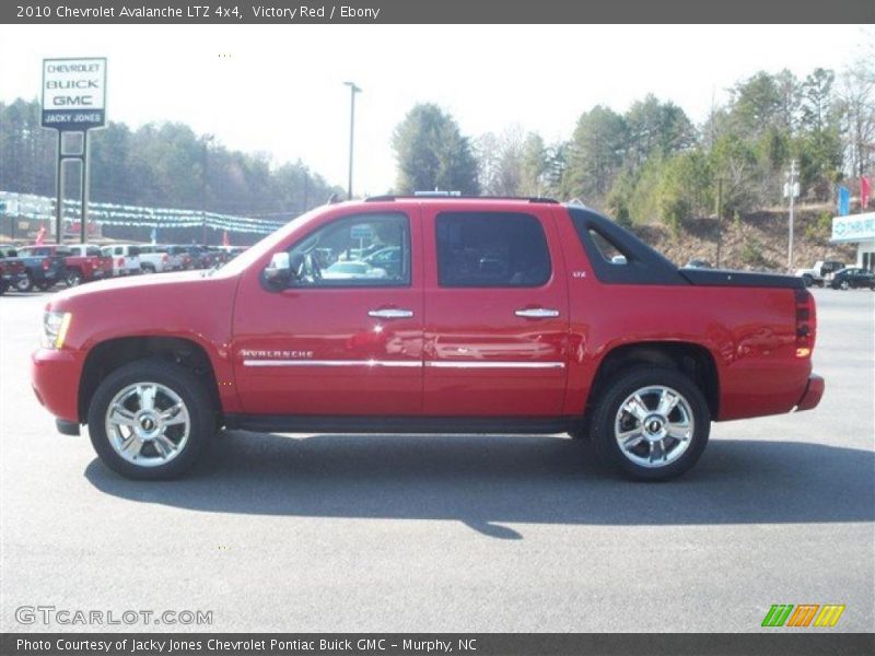 Victory Red / Ebony 2010 Chevrolet Avalanche LTZ 4x4