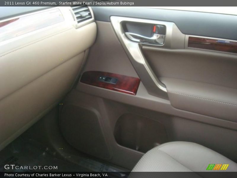 Starfire White Pearl / Sepia/Auburn Bubinga 2011 Lexus GX 460 Premium