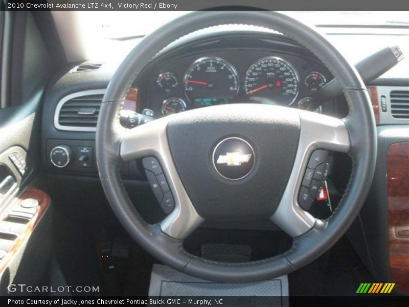 Victory Red / Ebony 2010 Chevrolet Avalanche LTZ 4x4