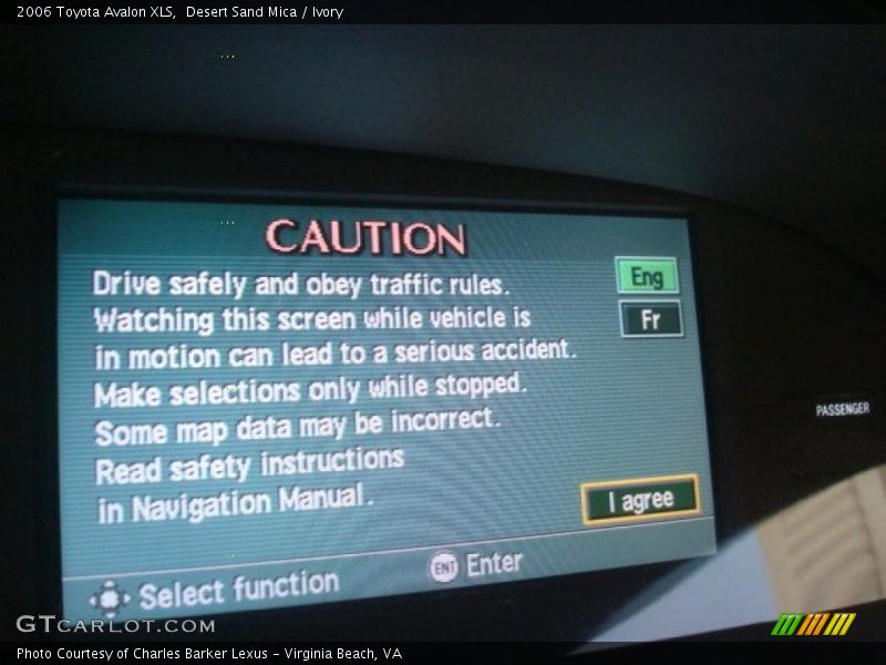 Desert Sand Mica / Ivory 2006 Toyota Avalon XLS