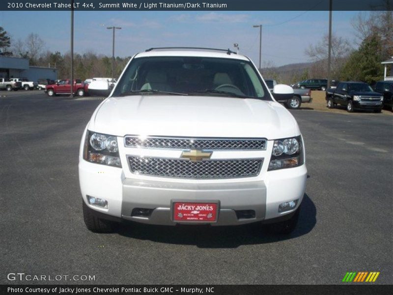 Summit White / Light Titanium/Dark Titanium 2010 Chevrolet Tahoe LT 4x4