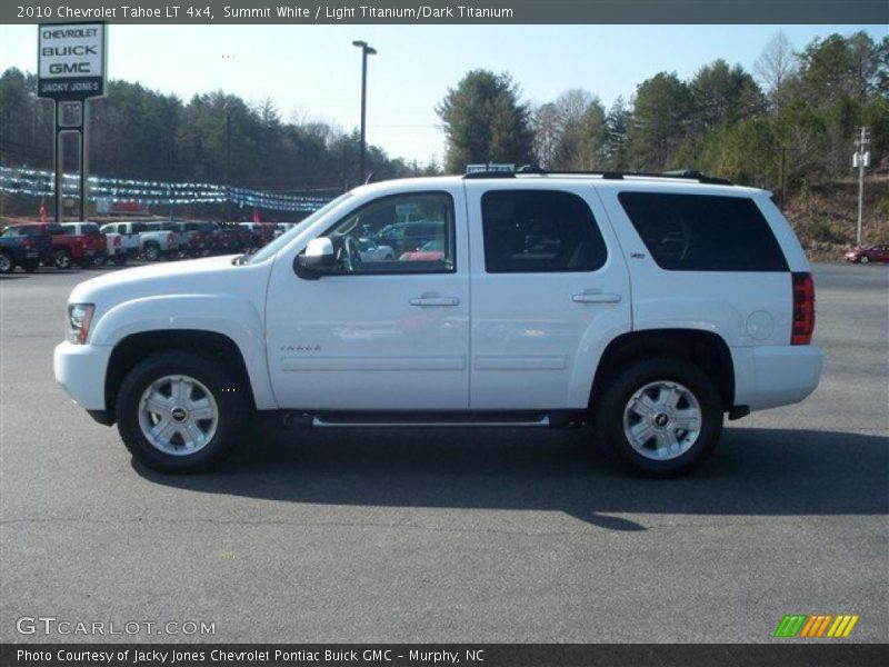 Summit White / Light Titanium/Dark Titanium 2010 Chevrolet Tahoe LT 4x4