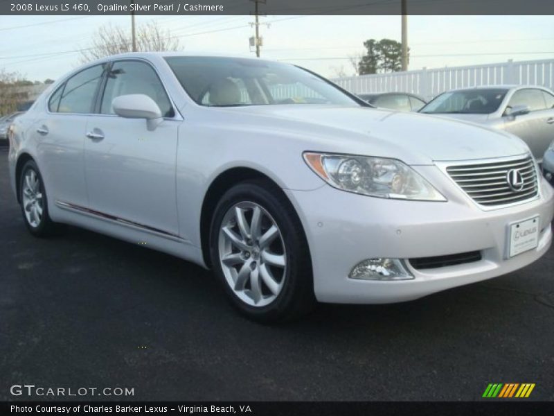 Opaline Silver Pearl / Cashmere 2008 Lexus LS 460