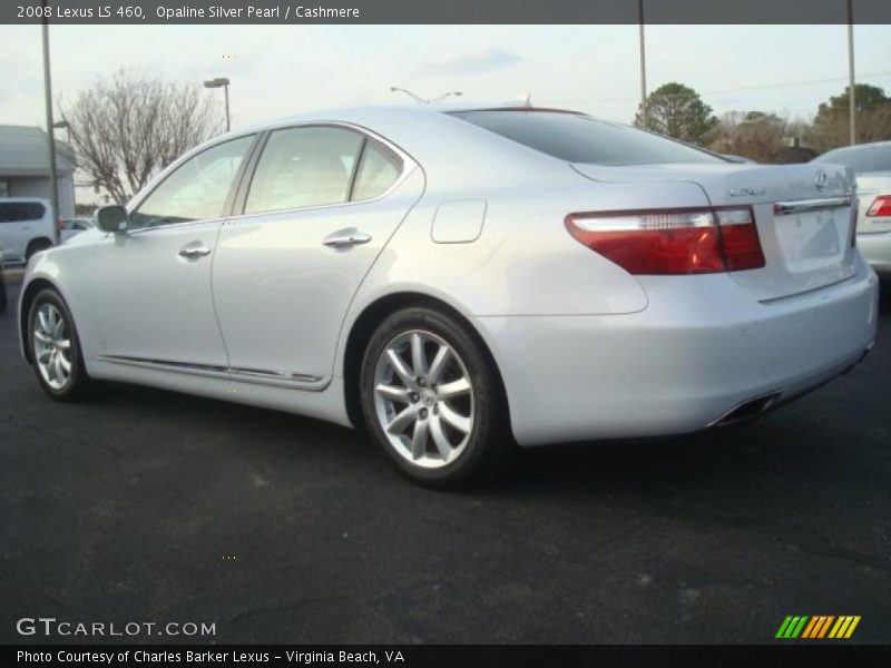 Opaline Silver Pearl / Cashmere 2008 Lexus LS 460