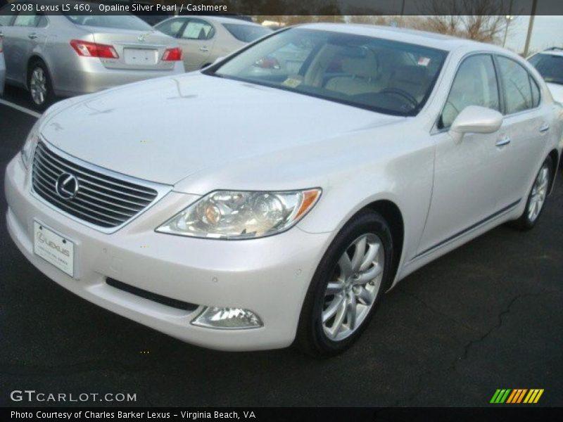 Opaline Silver Pearl / Cashmere 2008 Lexus LS 460