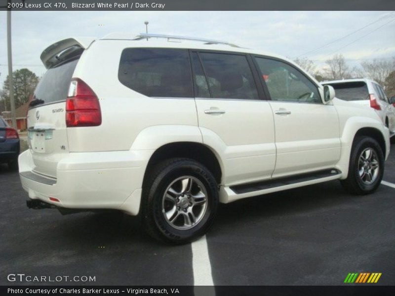 Blizzard White Pearl / Dark Gray 2009 Lexus GX 470