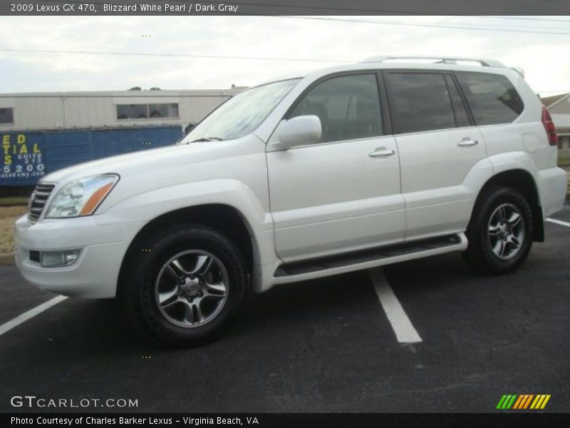 Blizzard White Pearl / Dark Gray 2009 Lexus GX 470