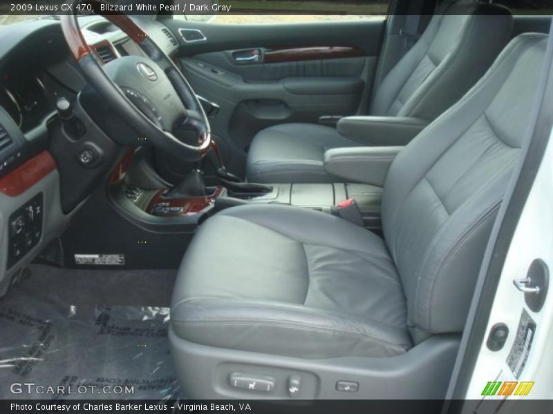 Blizzard White Pearl / Dark Gray 2009 Lexus GX 470