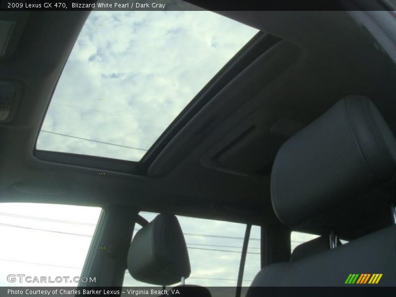 Blizzard White Pearl / Dark Gray 2009 Lexus GX 470