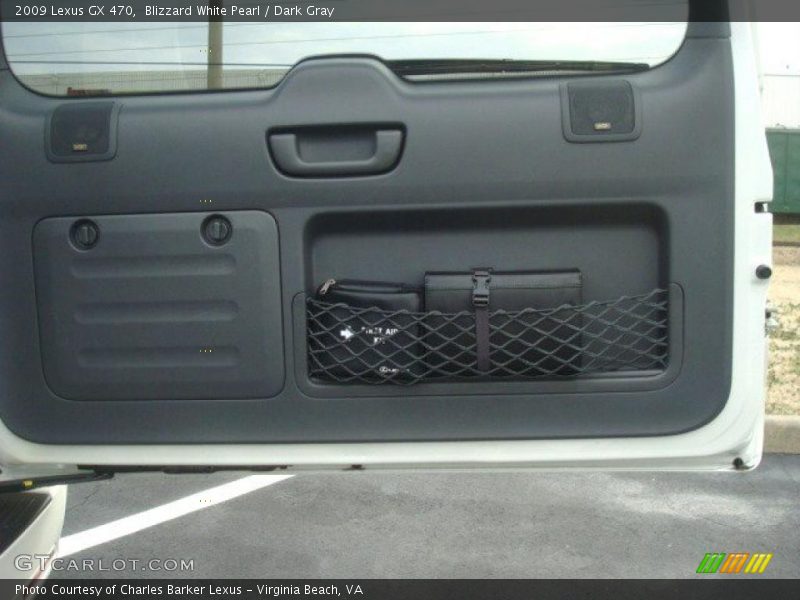 Blizzard White Pearl / Dark Gray 2009 Lexus GX 470