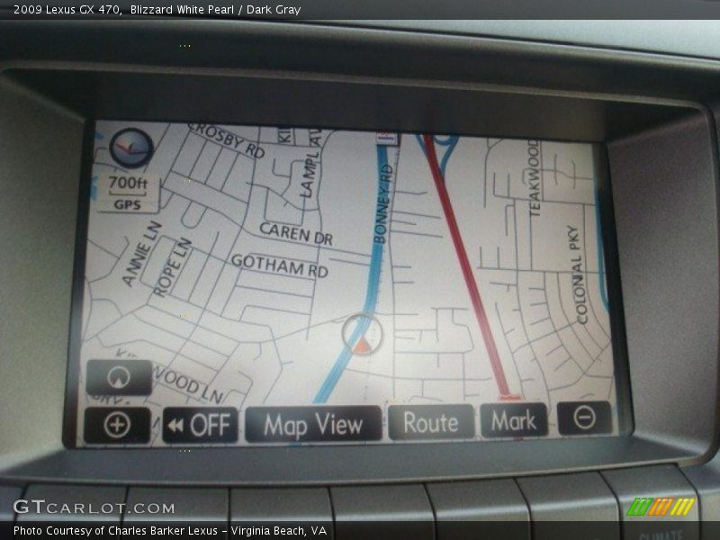 Navigation of 2009 GX 470