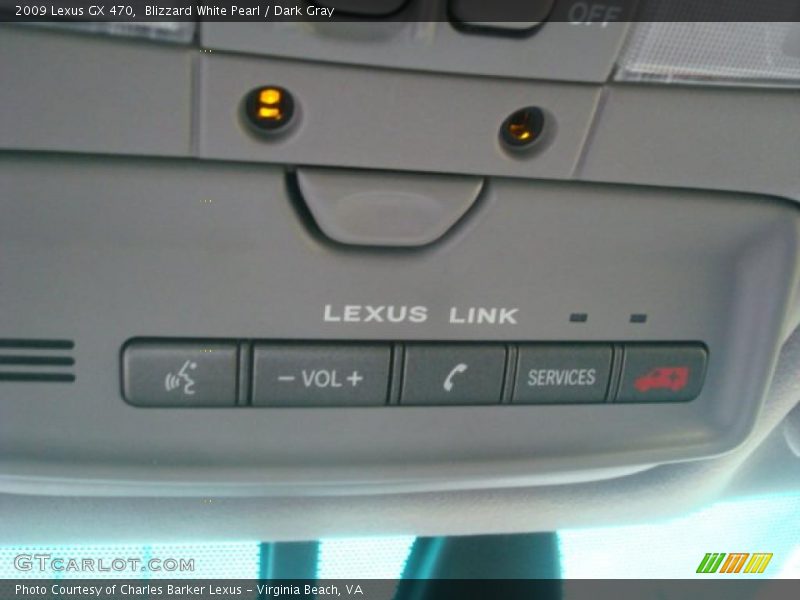 Blizzard White Pearl / Dark Gray 2009 Lexus GX 470