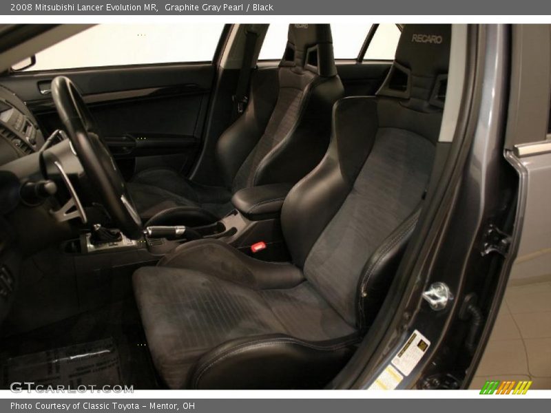  2008 Lancer Evolution MR Black Interior