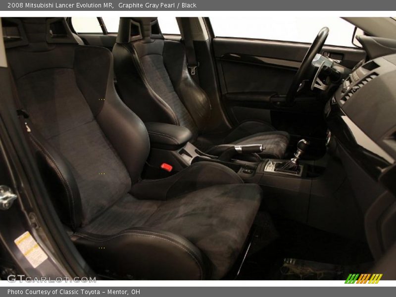  2008 Lancer Evolution MR Black Interior