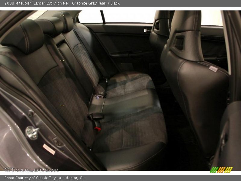  2008 Lancer Evolution MR Black Interior