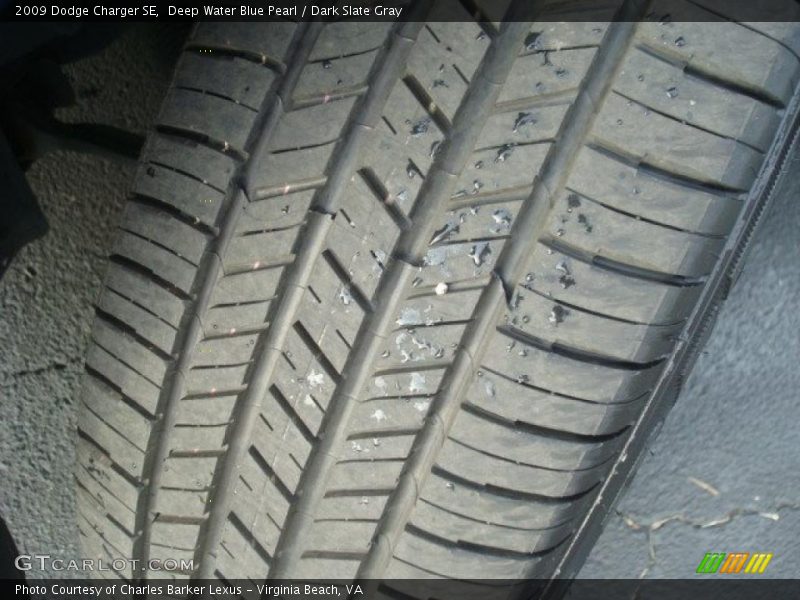 Deep Water Blue Pearl / Dark Slate Gray 2009 Dodge Charger SE