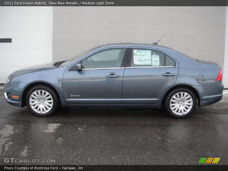  2011 Fusion Hybrid Steel Blue Metallic