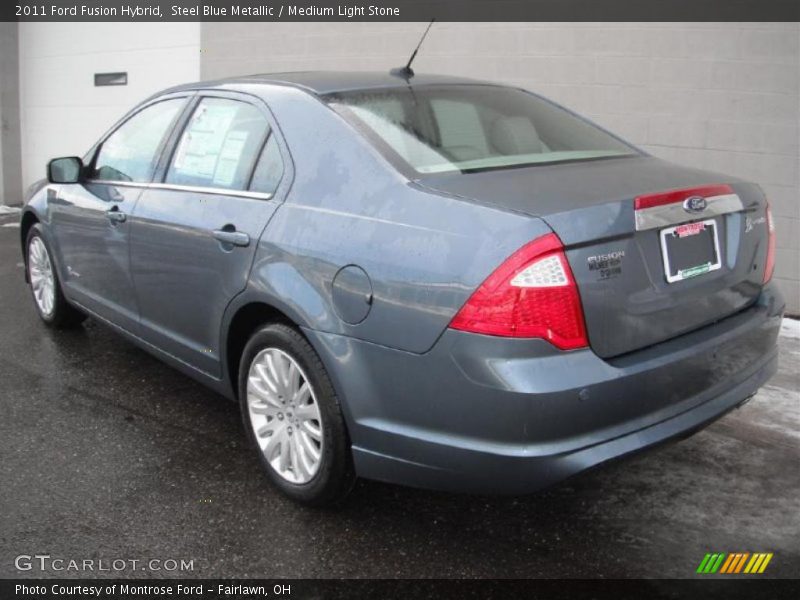  2011 Fusion Hybrid Steel Blue Metallic