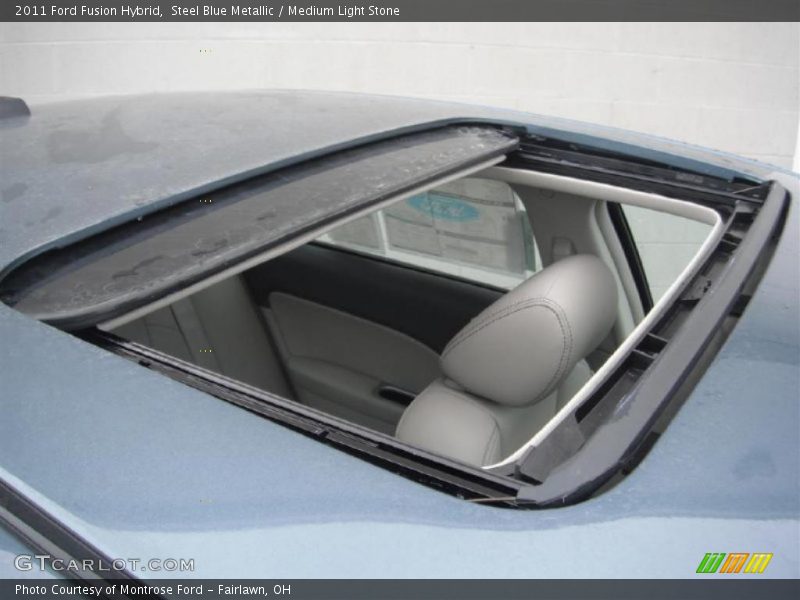 Sunroof of 2011 Fusion Hybrid