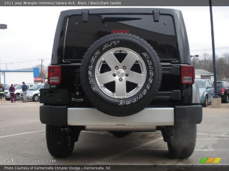 Black / Black/Dark Saddle 2011 Jeep Wrangler Unlimited Sahara 4x4