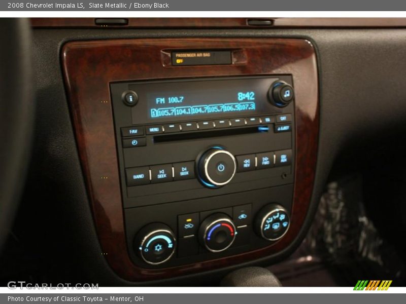 Slate Metallic / Ebony Black 2008 Chevrolet Impala LS