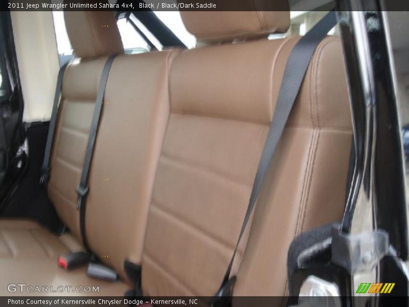 Black / Black/Dark Saddle 2011 Jeep Wrangler Unlimited Sahara 4x4