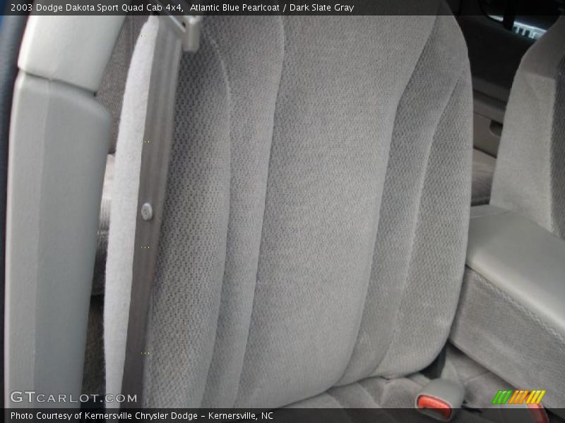 Atlantic Blue Pearlcoat / Dark Slate Gray 2003 Dodge Dakota Sport Quad Cab 4x4