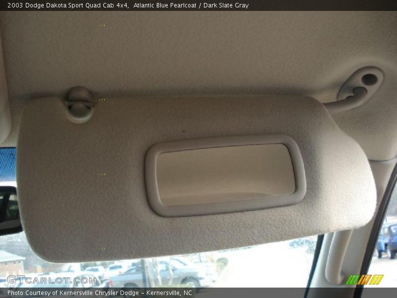 Atlantic Blue Pearlcoat / Dark Slate Gray 2003 Dodge Dakota Sport Quad Cab 4x4