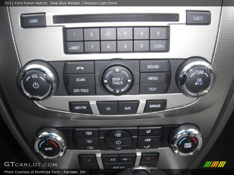Controls of 2011 Fusion Hybrid