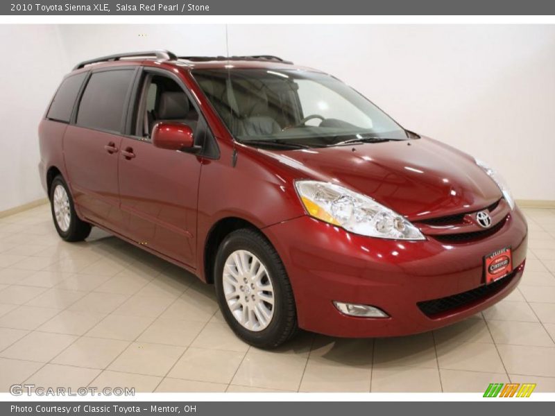 Salsa Red Pearl / Stone 2010 Toyota Sienna XLE