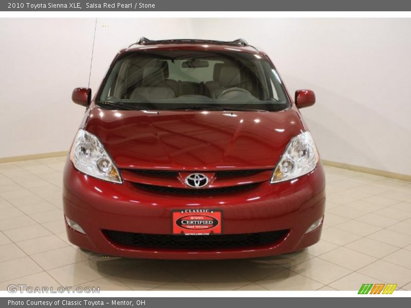 Salsa Red Pearl / Stone 2010 Toyota Sienna XLE