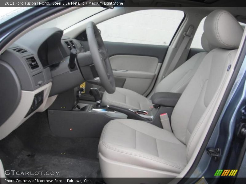  2011 Fusion Hybrid Medium Light Stone Interior