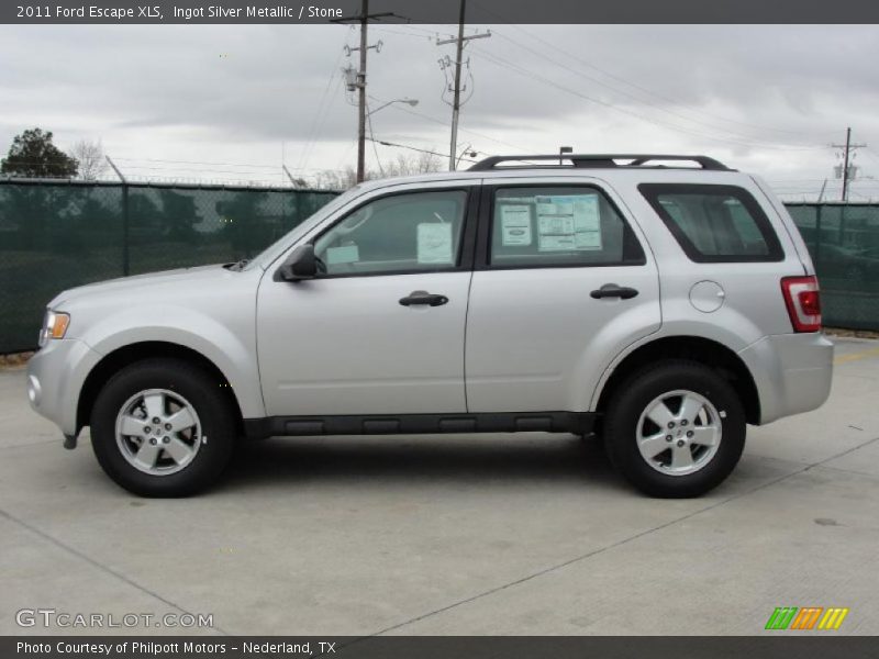 Ingot Silver Metallic / Stone 2011 Ford Escape XLS