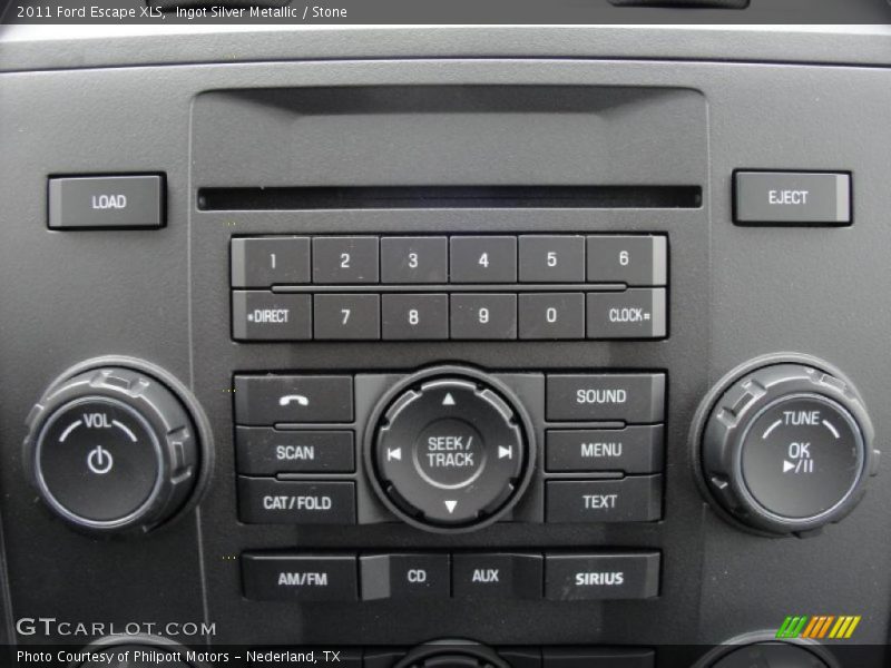Controls of 2011 Escape XLS