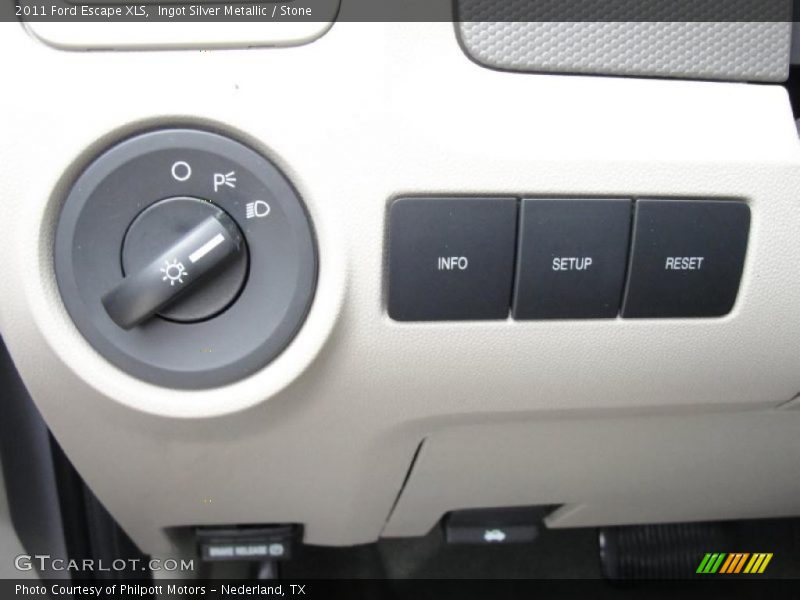 Controls of 2011 Escape XLS