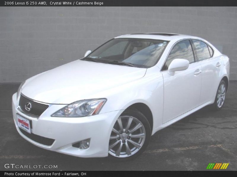 Crystal White / Cashmere Beige 2006 Lexus IS 250 AWD