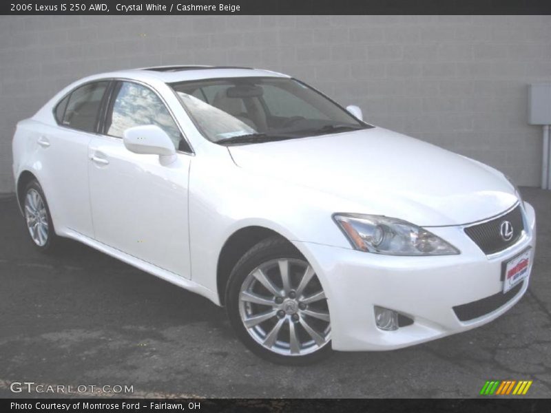 Crystal White / Cashmere Beige 2006 Lexus IS 250 AWD
