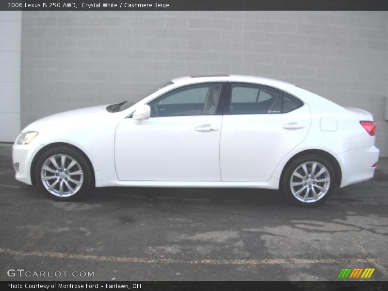Crystal White / Cashmere Beige 2006 Lexus IS 250 AWD