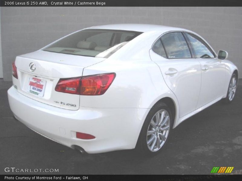 Crystal White / Cashmere Beige 2006 Lexus IS 250 AWD