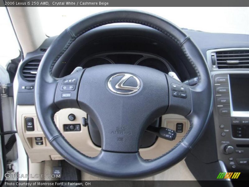 Crystal White / Cashmere Beige 2006 Lexus IS 250 AWD
