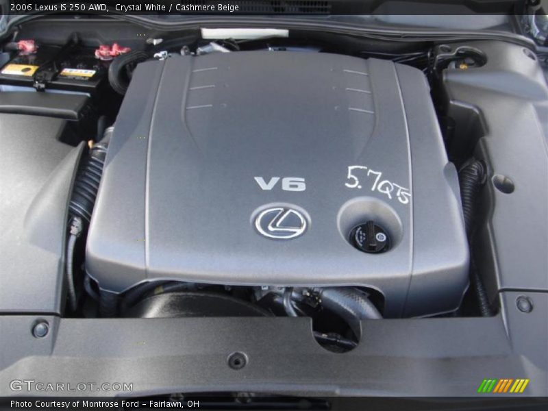 Crystal White / Cashmere Beige 2006 Lexus IS 250 AWD